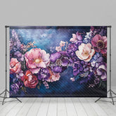 Aperturee - Aperturee Dark Color Flowers Fine Art Photography Backdrop